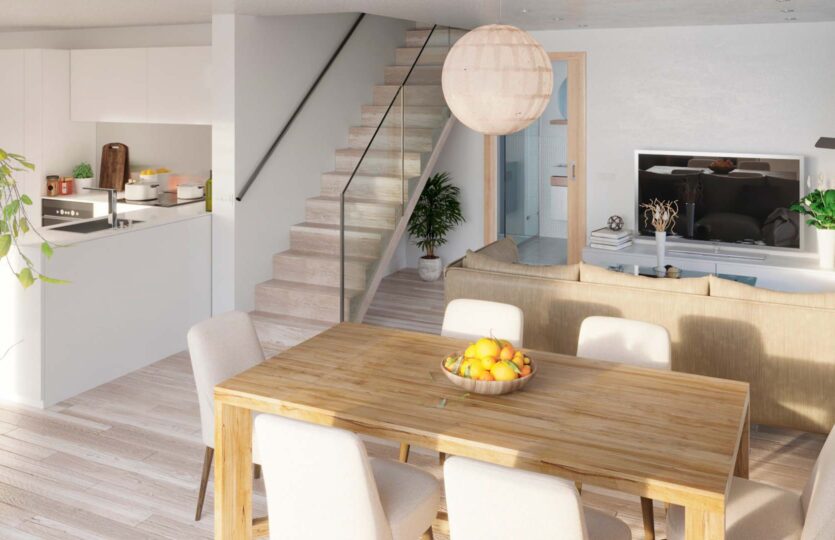 Dúplex de obra nueva en venta