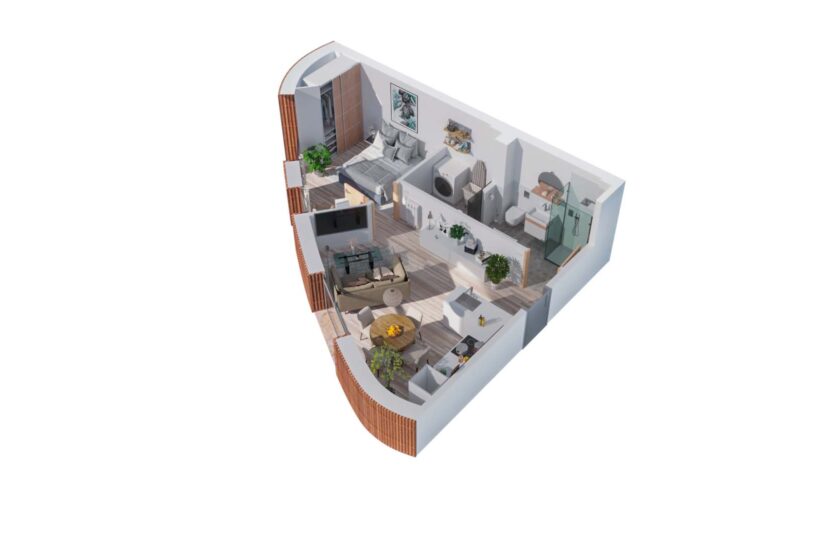 En venta apartamento de obra nueva