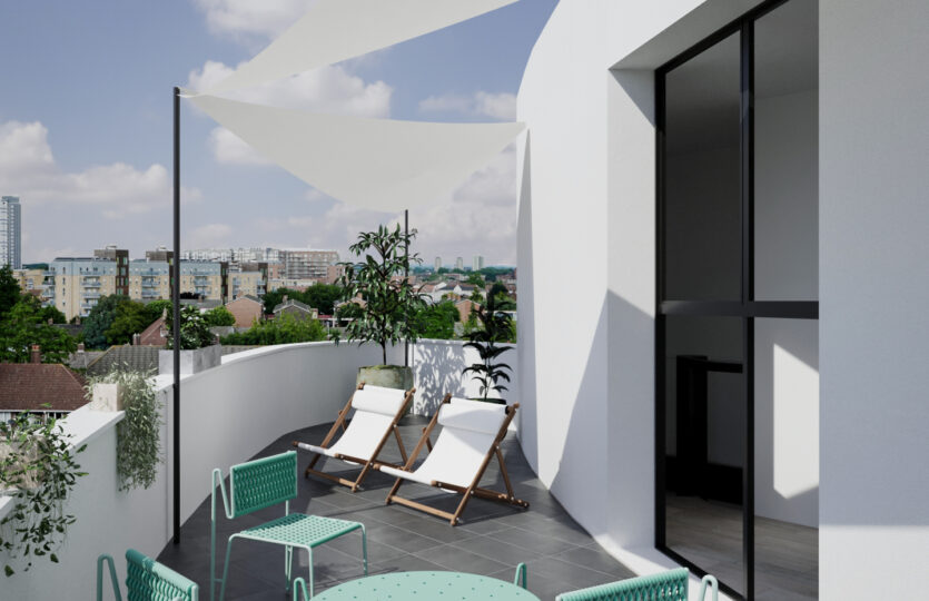 Dúplex de obra nueva en venta